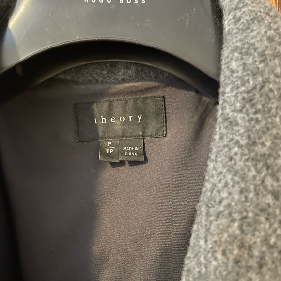 Fall Sale! Theory Women’s Jacket Wool/Cashmere/Leather - Picture 3 of 4